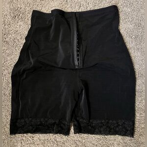 Black High-Waisted Shapewear Shorts